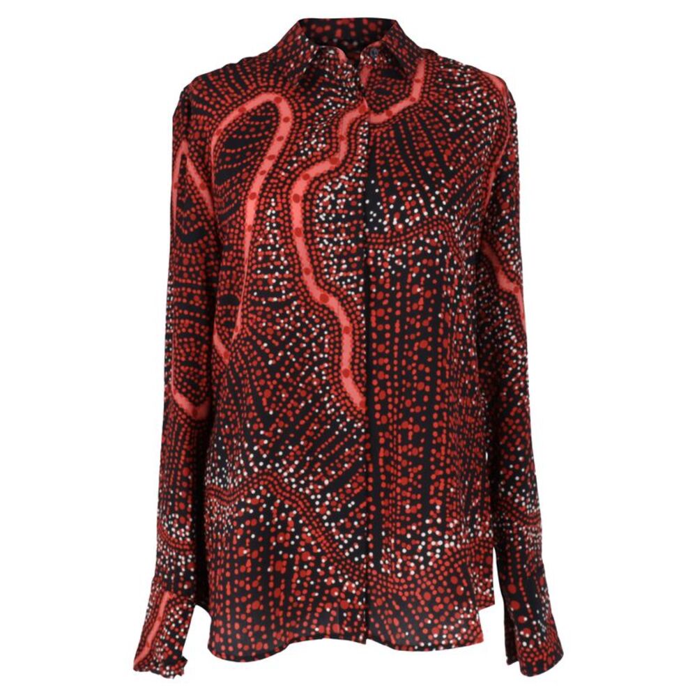 Altuzarra Chika Printed Shirt in Multicolor Silk